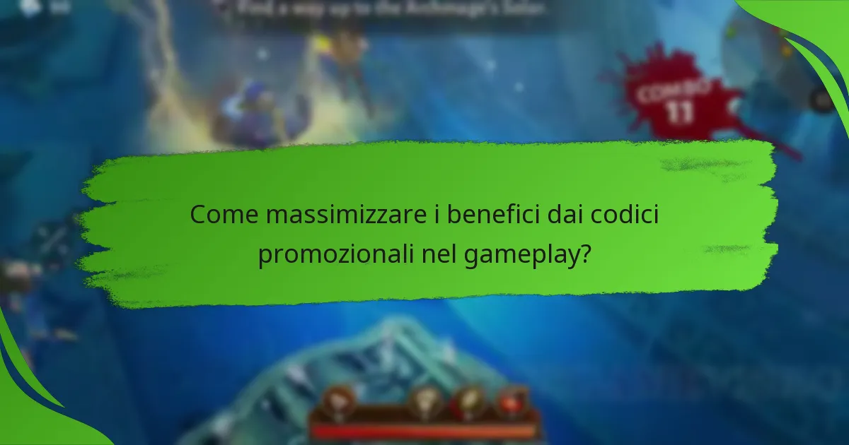 Come massimizzare i benefici dai codici promozionali nel gameplay?