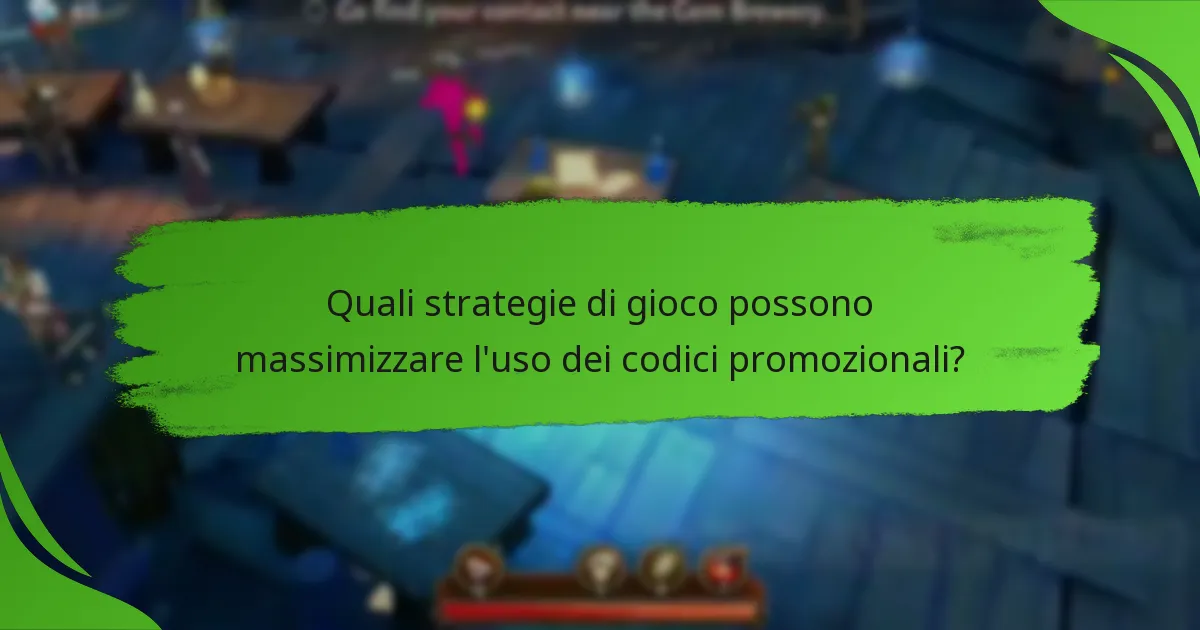 Quali strategie di gioco possono massimizzare l'uso dei codici promozionali?
